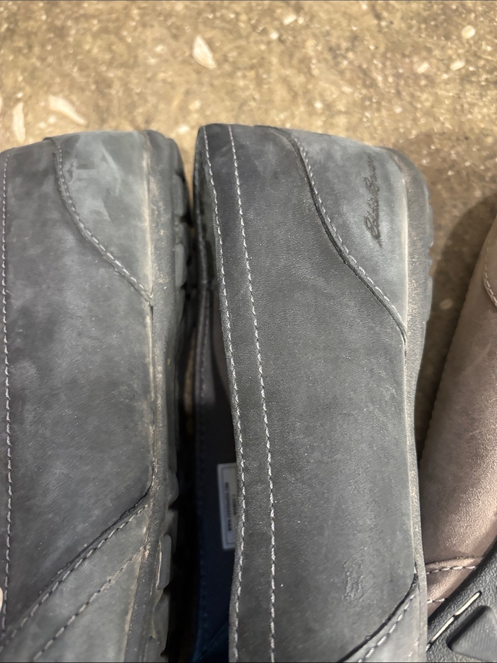 Bundle of 2 Eddie Bauer ballet flats, 8.5, gray and black - Picture 8 of 12